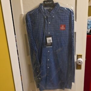 Ariat Men's Blue Pro Bardonas LS Shirt